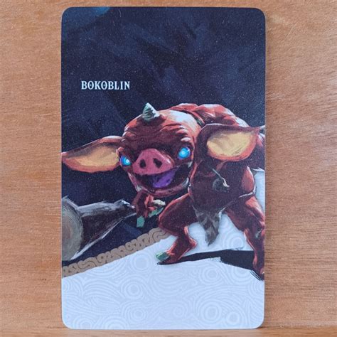 bokoblin amiibo nfc card|zelda botw amiibo.